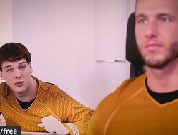 Menxxx  - (Jordan Boss, Micah Brandt) - Star Trek A Gay Xxx Parody Part 2 - Super Gay Hero