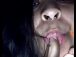 18 year old snapchat girl licks her pussy fingers up