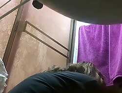 My old lady caught by hidden cam in the shower PART9