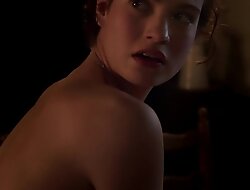 Lily James nude - 'The Exception' - topless, nipples, ass, sex, tits